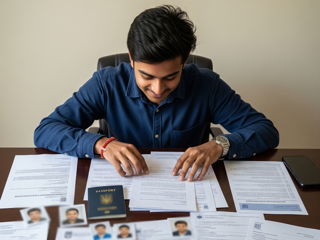 Passport and Student Visa