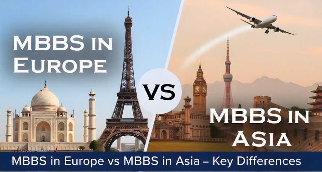 MBBS in Europe vs MBBS in Asia - Key Differences