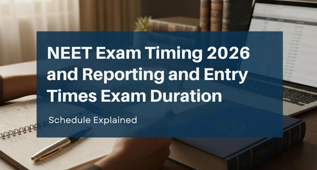 NEET Exam Time