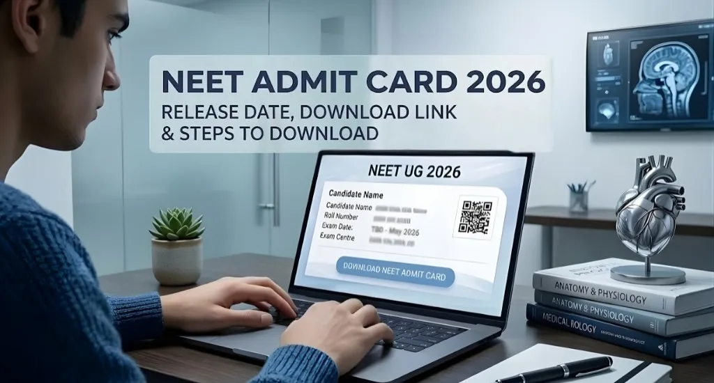 NEET Admit Card 2026: Release Date & Download Steps