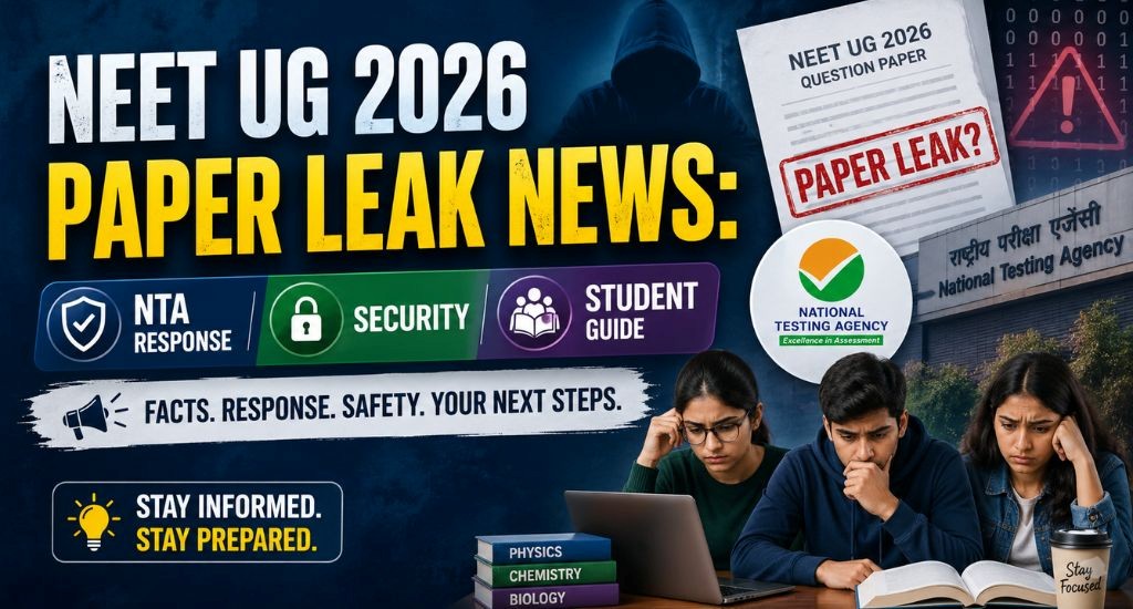NEET UG 2026 Paper Leak: Latest Status