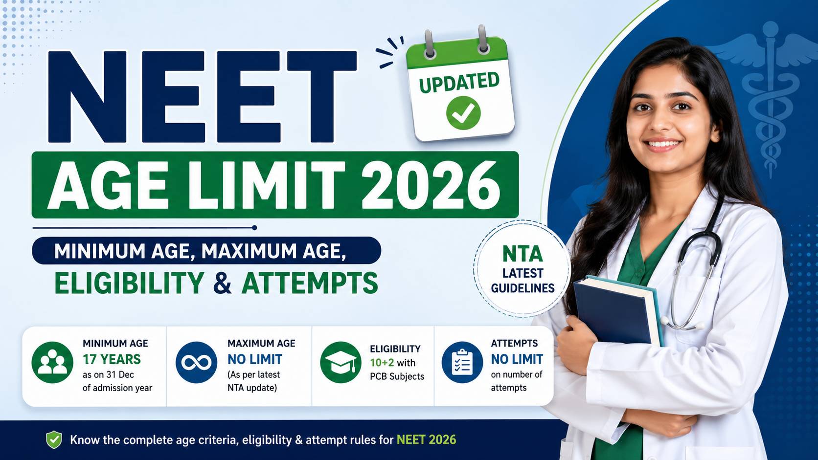 NEET exam age limit 2026