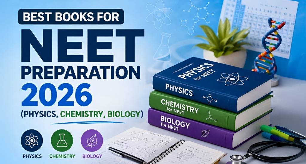 Best Books for NEET Preparation 2026 (Physics, Chemistry, Biology)