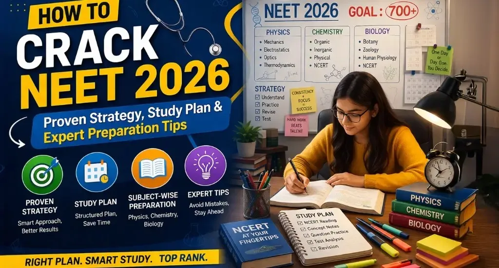 How to Crack NEET 2026: Proven Strategy, Study Plan & Expert Preparation Tips