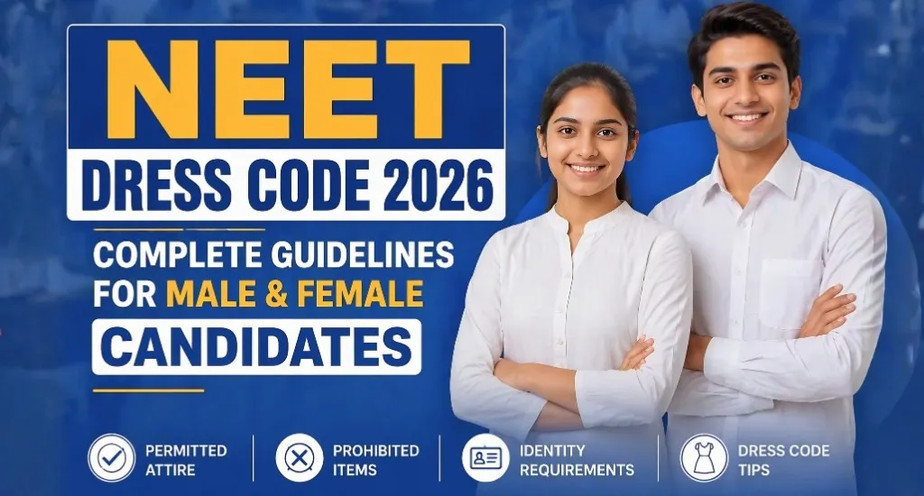 NEET Dress Code 2026: Complete Guidelines for NEET Exam Dress Code