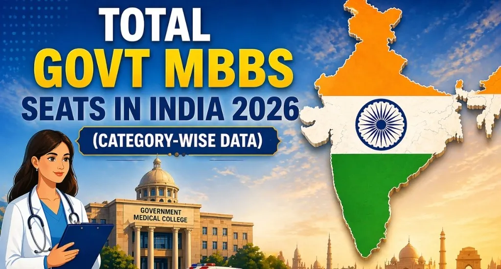 Total Govt MBBS Seats in India 2026 (Category-Wise Data)