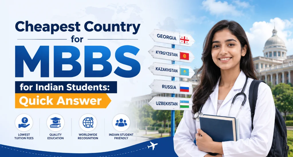 Cheapest Country for MBBS for Indian Students: Quick Answer