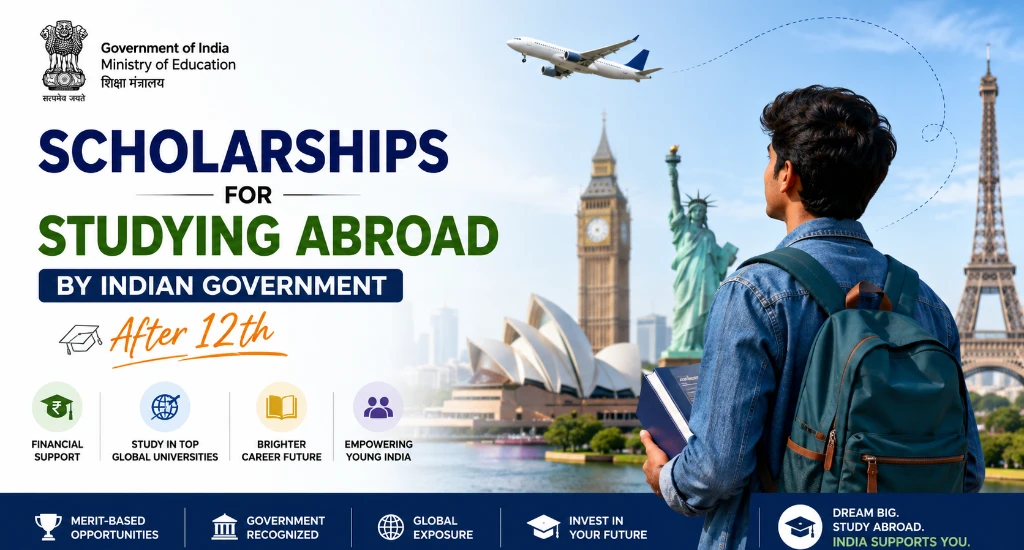 Scholarships for Studying Abroad by Indian Government