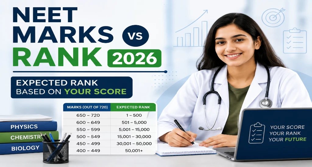 neet marks vs rank