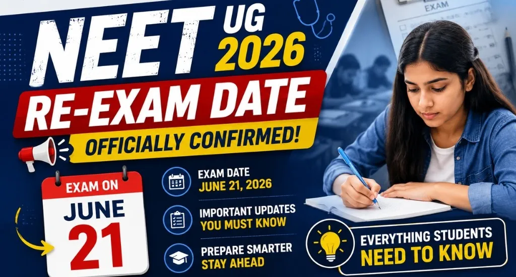NEET UG 2026 Re-Exam Date: Expected Schedule, Latest Updates & Official Announcement